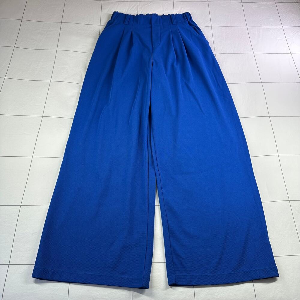 HALARA Wide Leg Pull-On Pants in Royal Blue